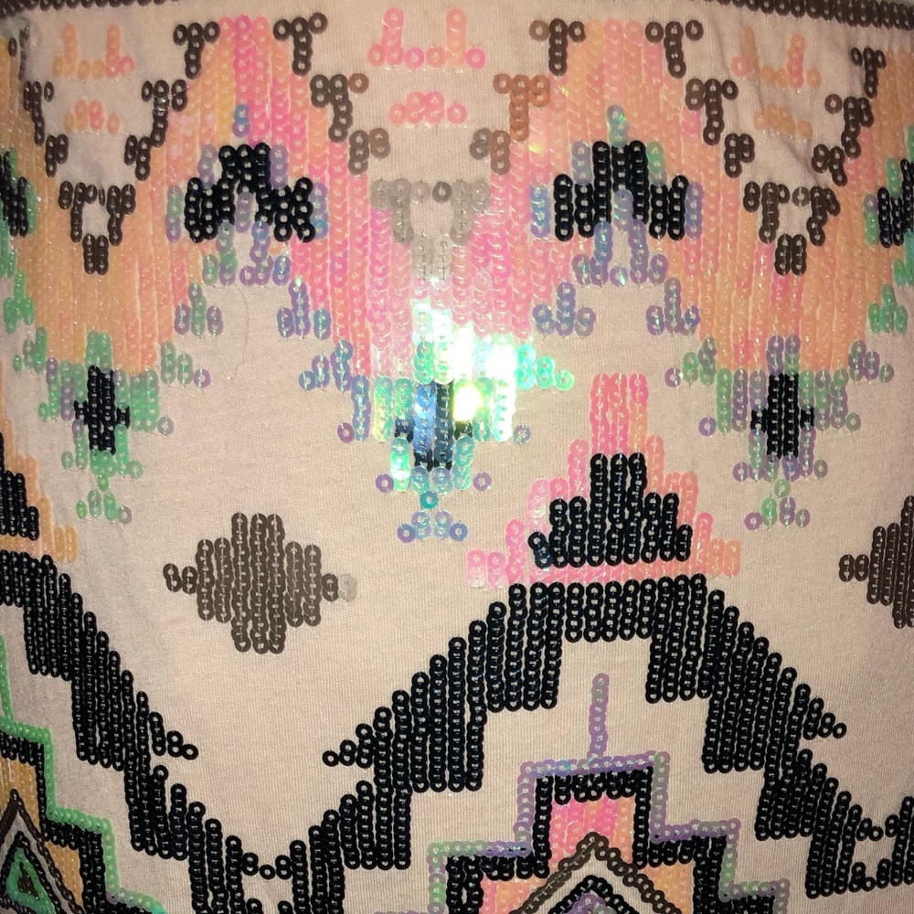 Aztec sequin mini skirt - Picture 2 of 3